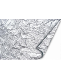 BOBINA POLYSILK METALLIZZATO cm100x20 ARGENTO
