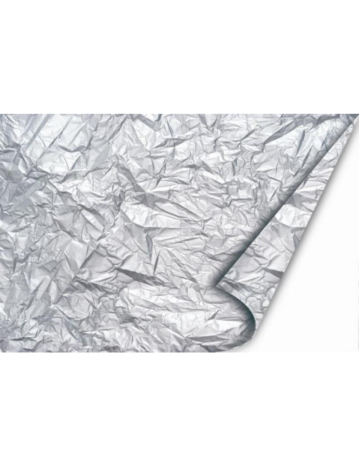 METALLIC POLYSILK REEL cm100x20 SILVER