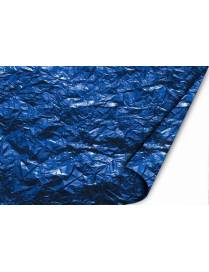 METALLIC POLYSILK ROLL cm100x20 BLUE