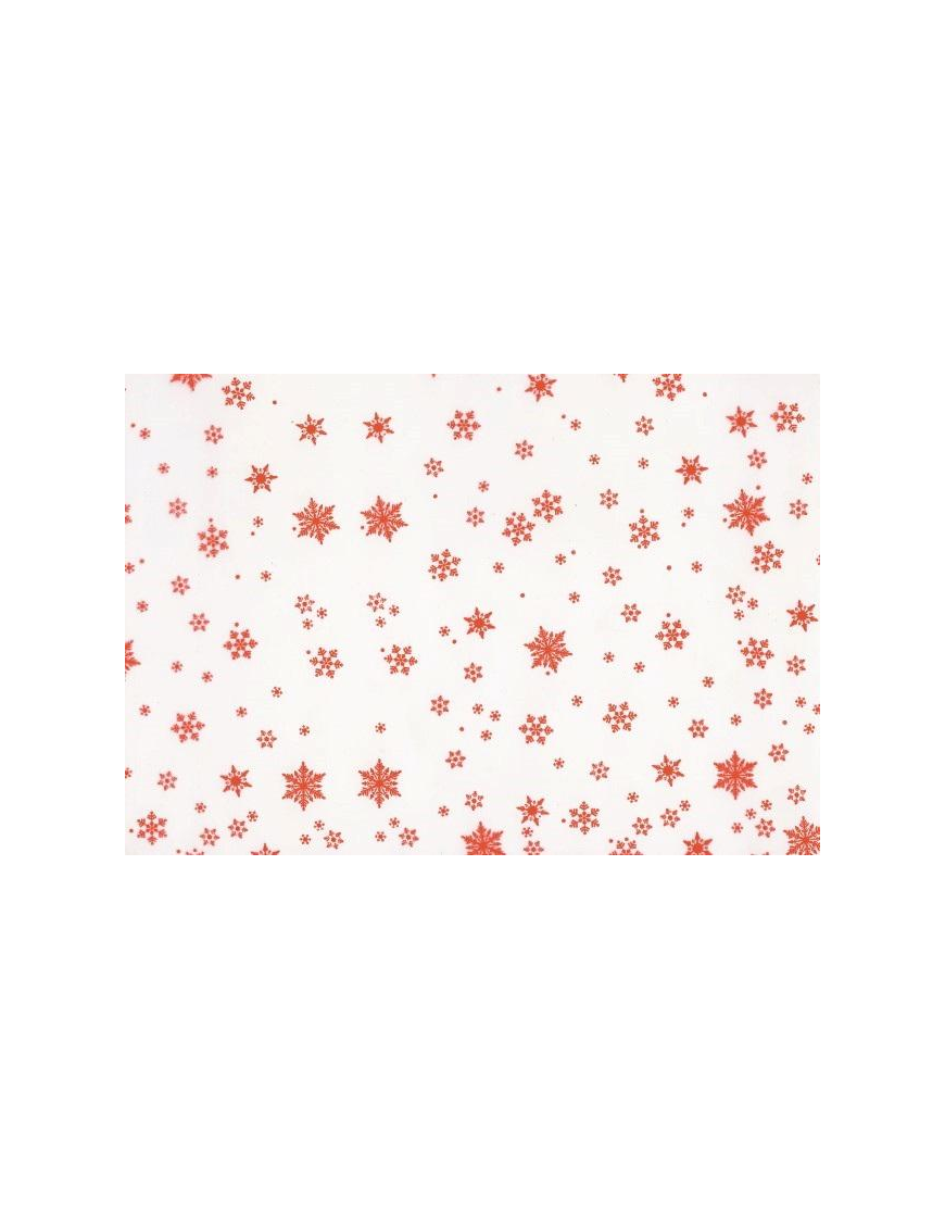 FOGLIO CRISTALLO ROSSO 100x130 cm 50pz