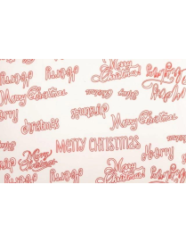 FOGLIO MERRY XMAS 100x130 cm 50pz