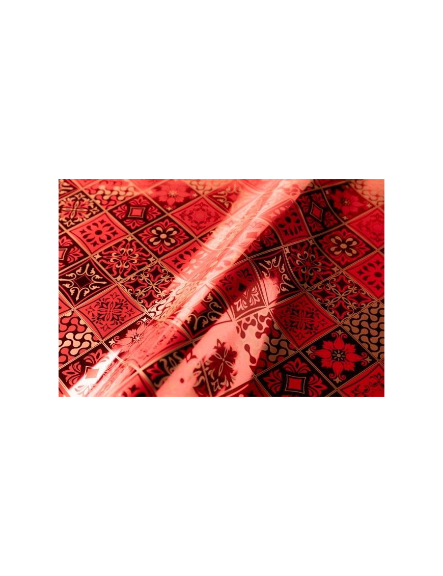 BUSTA METALLIZZATO MAIOLICA ROSSO 35x50 cm 50pz