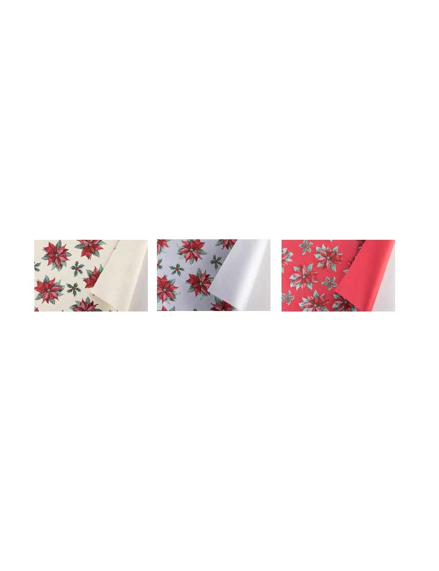 BUSTA PERLATA STELLA DI NATALE 40x60 cm 100pz