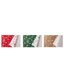 BUSTA PERLATA HAPPY XMAS 35x50 cm 100pz