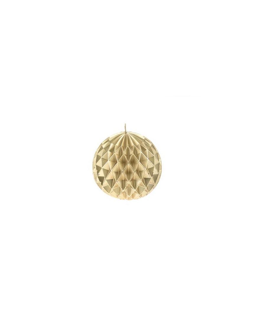 CANDELA CHAMPAGNE A FORMA DI SFERA 10,4cm