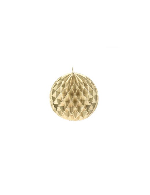 CANDELA CHAMPAGNE A FORMA DI SFERA 10,4cm
