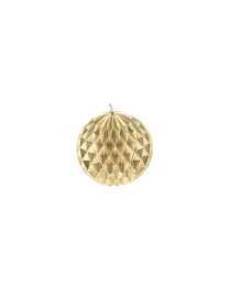 CANDELA CHAMPAGNE A FORMA DI SFERA 8,8cm