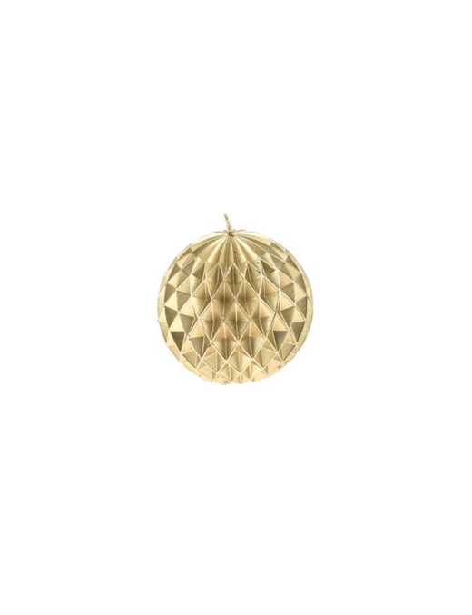 CHAMPAGNE SPHERE-SHAPED CANDLE 8.8cm