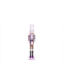 WHITE SCOTTISH NUTCRACKER 106cm