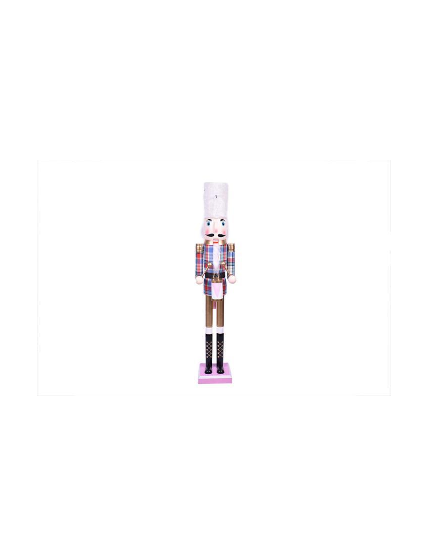 WHITE SCOTTISH NUTCRACKER 106cm