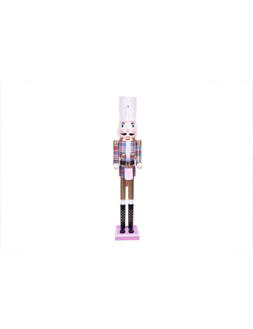 WHITE SCOTTISH NUTCRACKER 106cm