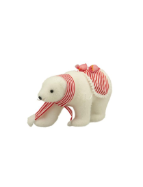 RED/WHITE BEAR 18cm