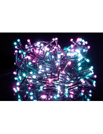 100 LED USO ESTERNO BIANCO/ROSA/AZZURRO
