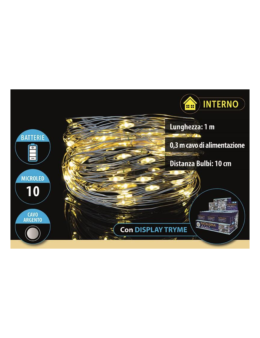 CLASSIC SERIES 10 BATTERY POWERED MICROLED 1 METRE