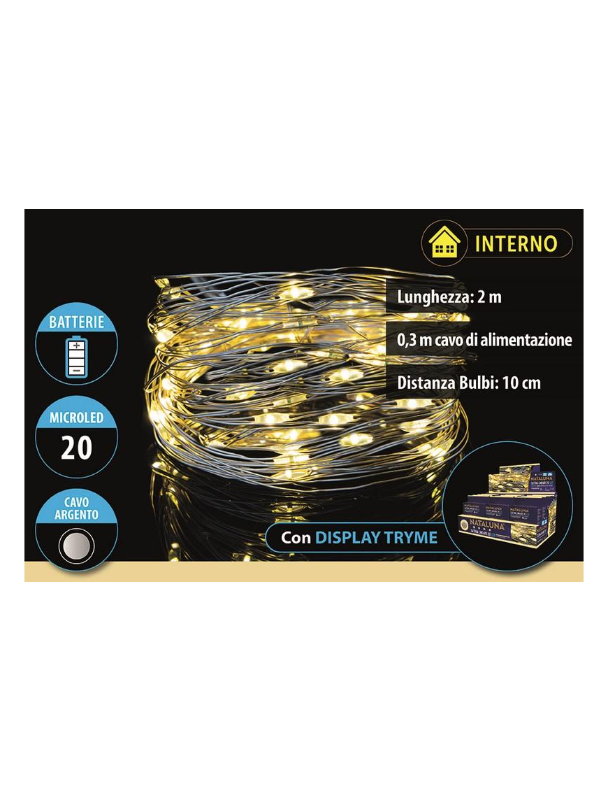CLASSIC SERIES 20 BATTERY POWERED MICROLED 2 METERS