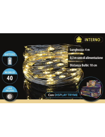 CLASSIC SERIE 40 MICROLED A BATTERIA 4 METRI