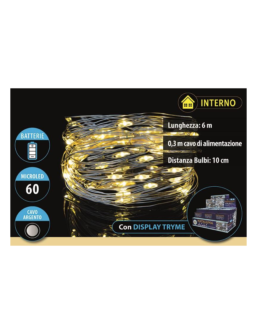 CLASSIC SERIE 60 MICROLED A BATTERIA 6 METRI