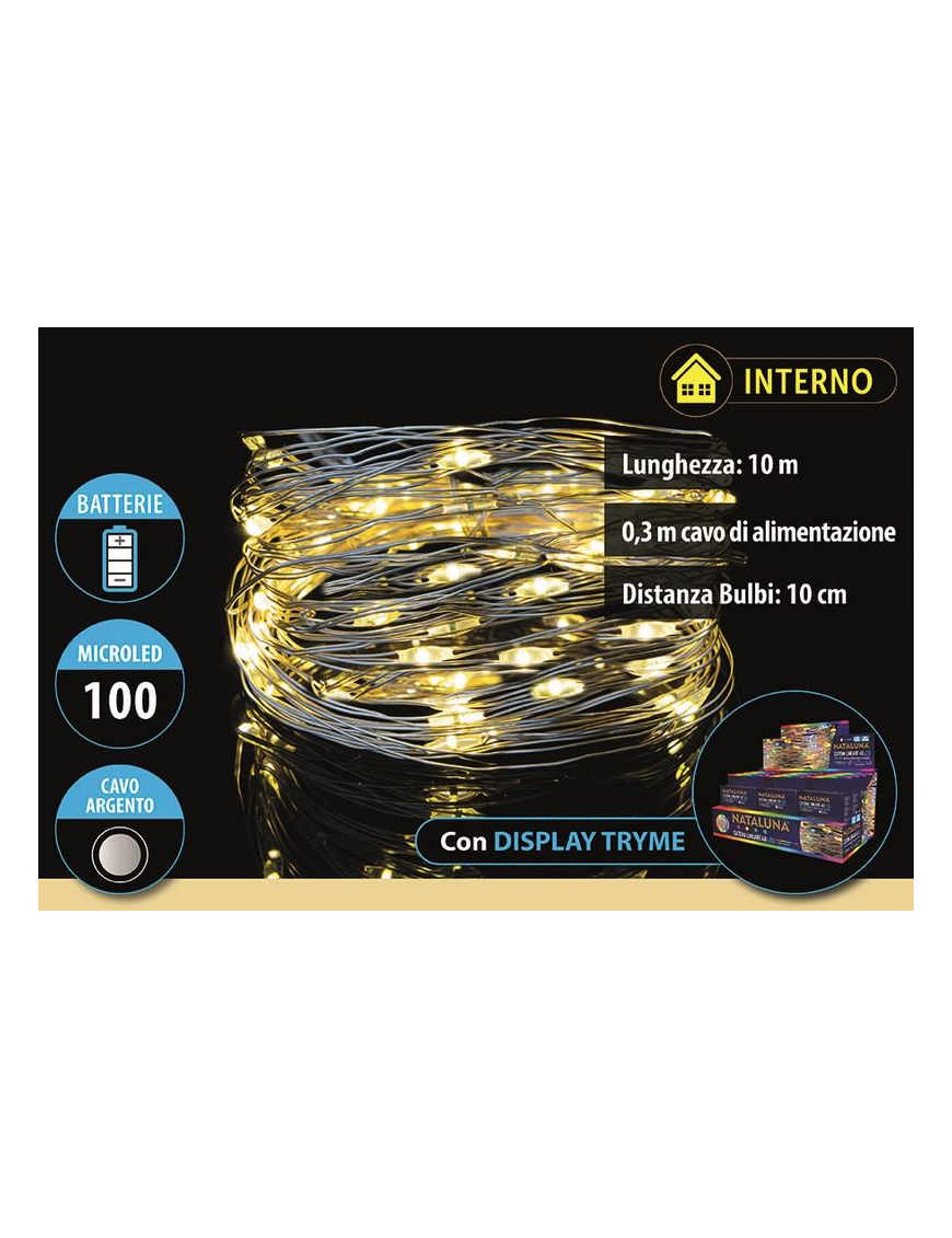 CLASSIC SERIE 100 MICROLED A BATTERIA 10 METRI
