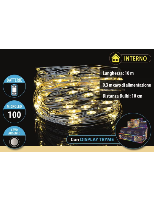 CLASSIC SERIES 100 BATTERY POWERED MICROLED 10 METERS
