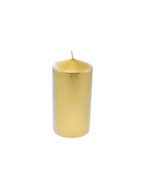 GOLD CANDLE 10x20cm