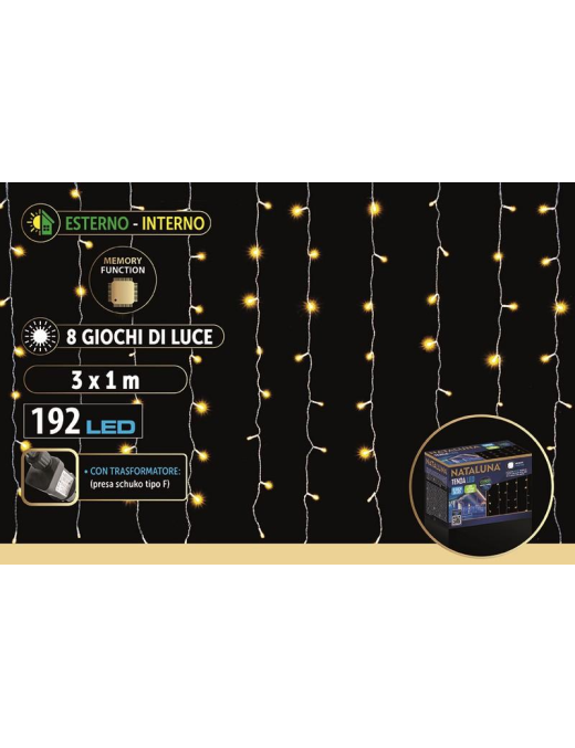 TENDA CLASSIC A LED INTERNO/ESTERNO 3x1 METRI