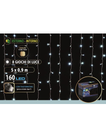 WHITE INDOOR/OUTDOOR LED AWNING 5x0.90 METERS