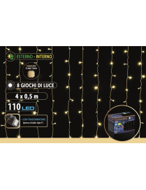 TENDA CLASSIC A LED INTERNO/ESTERNO 4x0,5 METRI