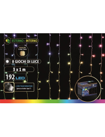 TENDA MULTICOLOR A LED INTERNO/ESTERNO 3x1 METRI