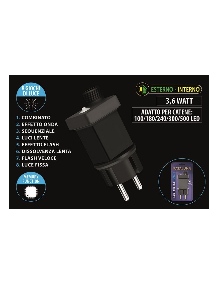 TRASFORMATORE 3,6Wx100-180-240-300-500 LED