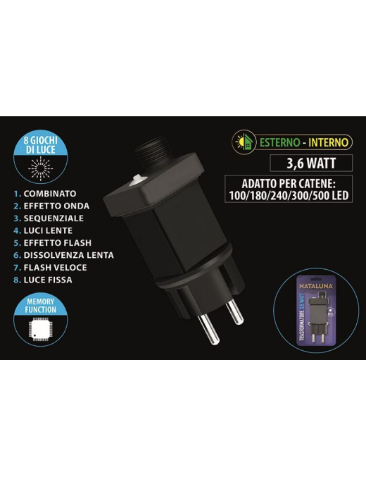 TRASFORMATORE 3,6Wx100-180-240-300-500 LED