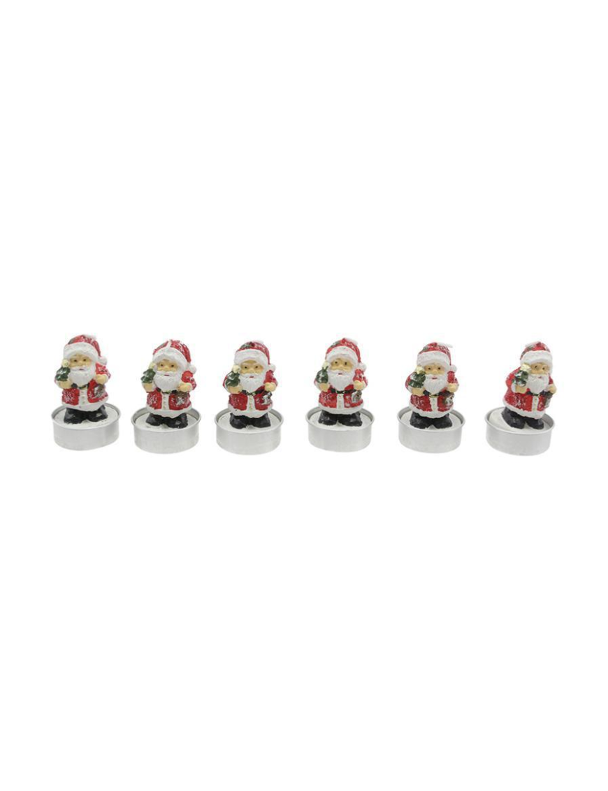TEA-LIGHT BABBO NATALE 6pezzi