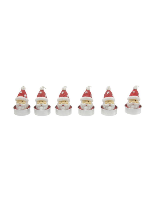 SANTA CLAUS TEA-LIGHT 6 pieces