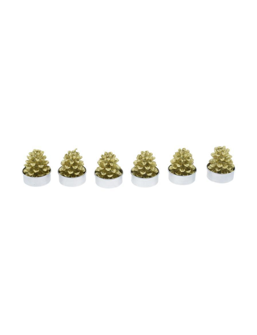 TEA-LIGHT ALBERO ORO 6pezzi
