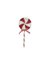 LOLLIPOP RED/WHITE 24cm
