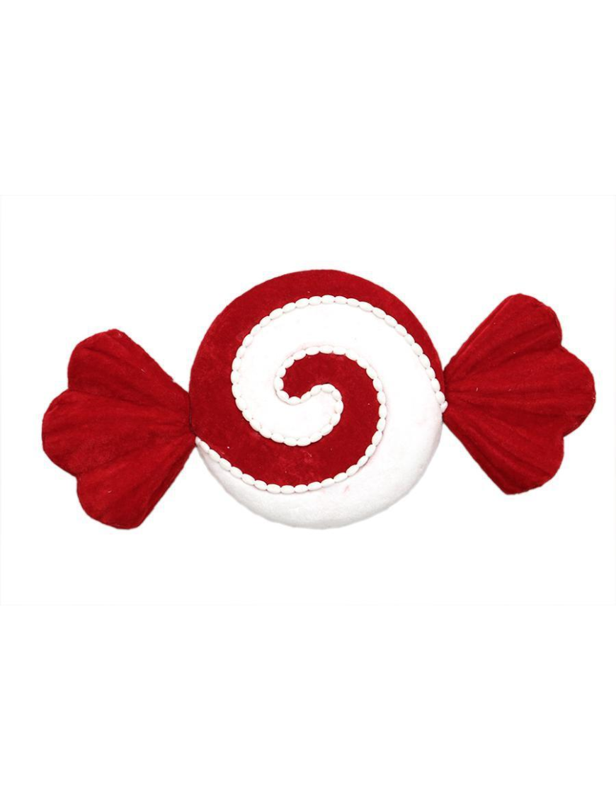 RED/WHITE CANDY 52x25cm