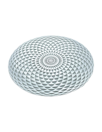 SILVER PVC PLACEMAT 38 CENTIMETERS
