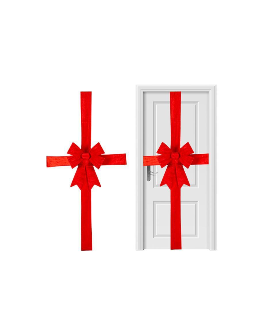 RED DOOR BOW 49x52cm