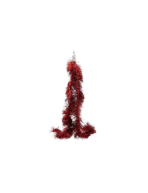 GHIRLANDA diametro 9cm ROSSO
