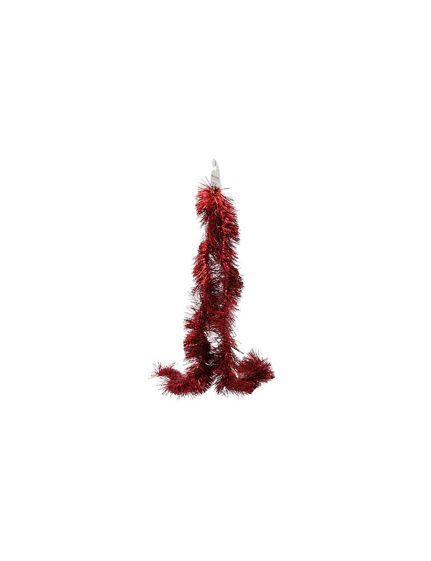 GHIRLANDA diametro 9cm ROSSO