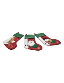 CALZA TESSUTO 46 CENTIMETRI ROSSO/VERDE