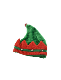 CAPPELLO ELFO 37x30 CENTIMETRI VERDE/ROSSO