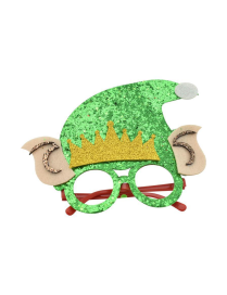 CHRISTMAS GLASSES 18x16 CENTIMETER ELF