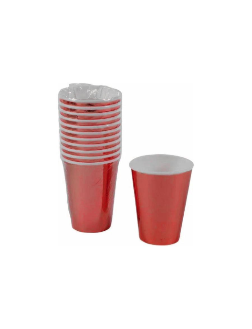BICCHIERI ROSSI 266 MILLILITRI 12 PEZZI