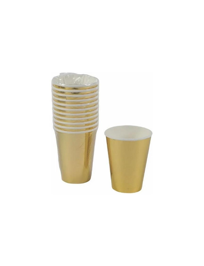 GOLD GLASSES 266 MM. 12 PIECES