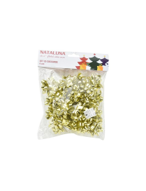 COCCARDE 4 CENTIMETRI 25 PEZZI ORO