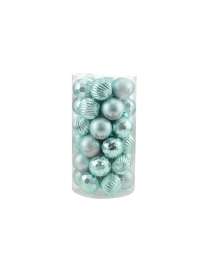 BALLS 6cm TIFFANY COLOR 41 pieces