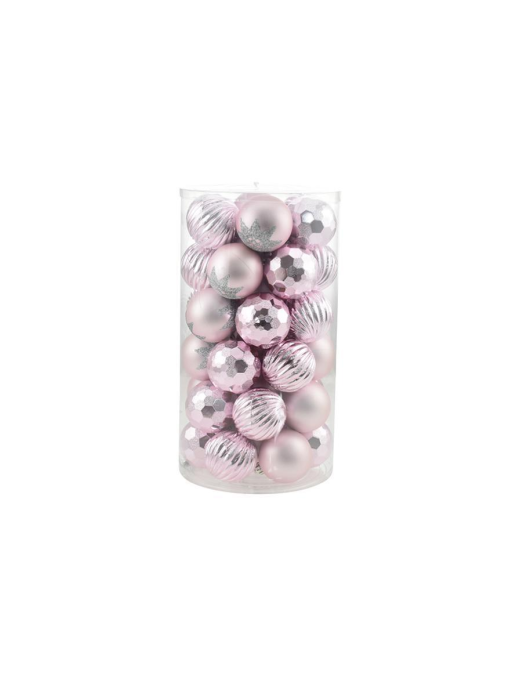 SFERE 6cm COLORE ROSA 41pezzi
