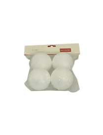 SFERA X DECOUPAGE IN POLISTIROLO 7,5cm 4pezzi