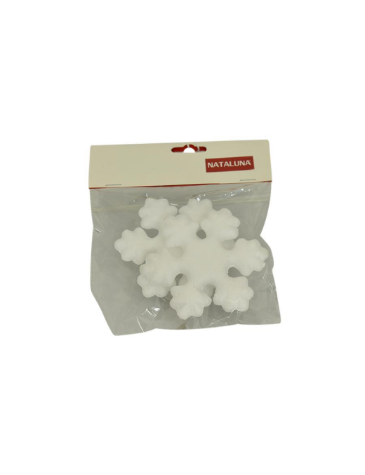 FIOCCO DI NEVE IN POLISTIROLO 10cm 2pezzi