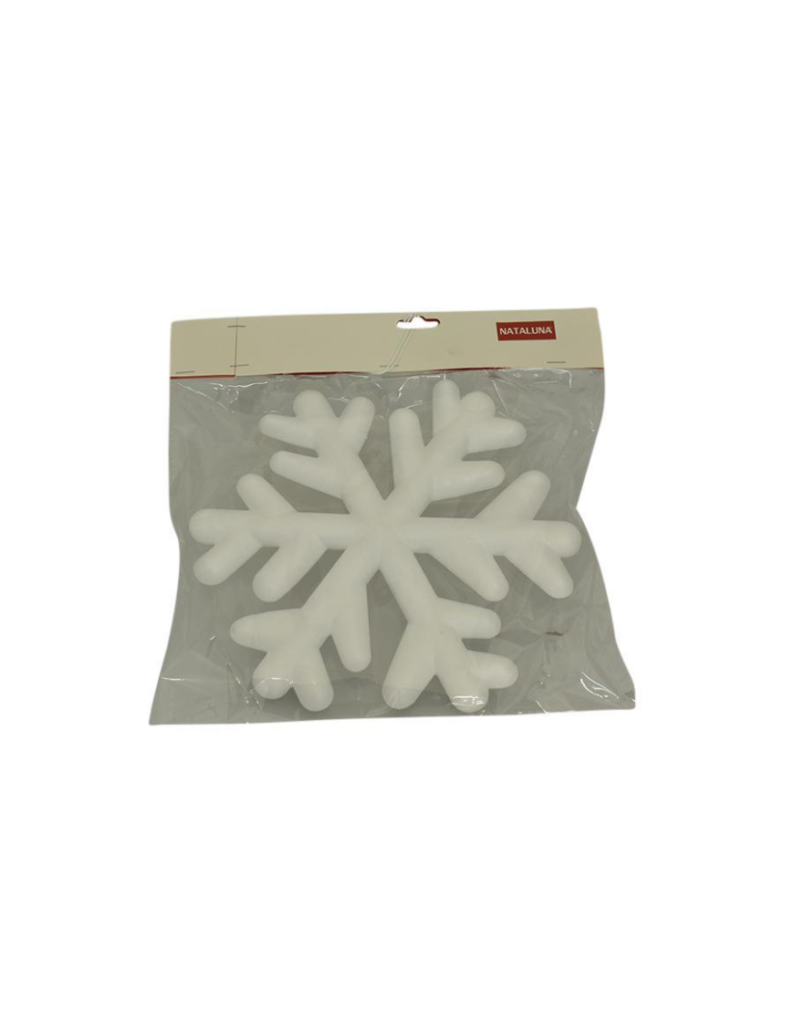 FIOCCO DI NEVE IN POLISTIROLO 25cm 1pezzo